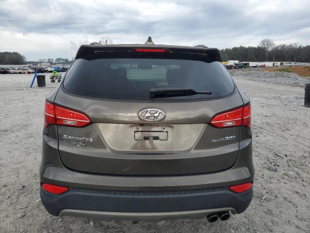 5XYZU3LA1EG217091 - 2014 HYUNDAI SANTA FE S BROWN photo 6