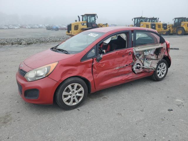 KNADM5A37D6108644 - 2013 KIA RIO LX RED photo 1