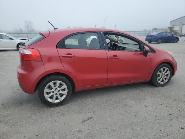 KNADM5A37D6108644 - 2013 KIA RIO LX RED photo 3