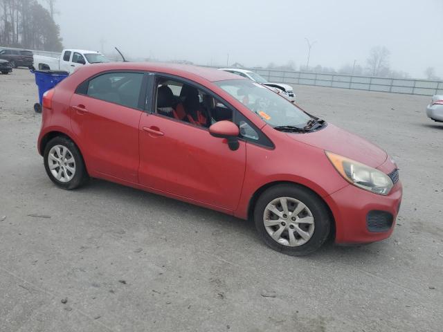 KNADM5A37D6108644 - 2013 KIA RIO LX RED photo 4