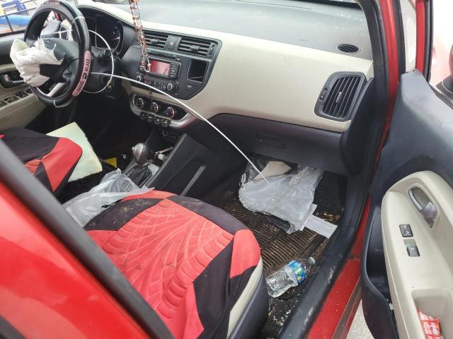 KNADM5A37D6108644 - 2013 KIA RIO LX RED photo 8