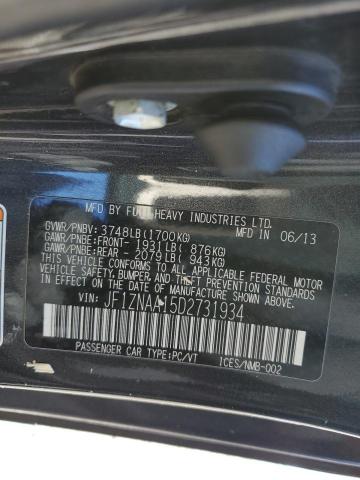 JF1ZNAA15D2731934 - 2013 TOYOTA SCION FR-S CHARCOAL photo 12