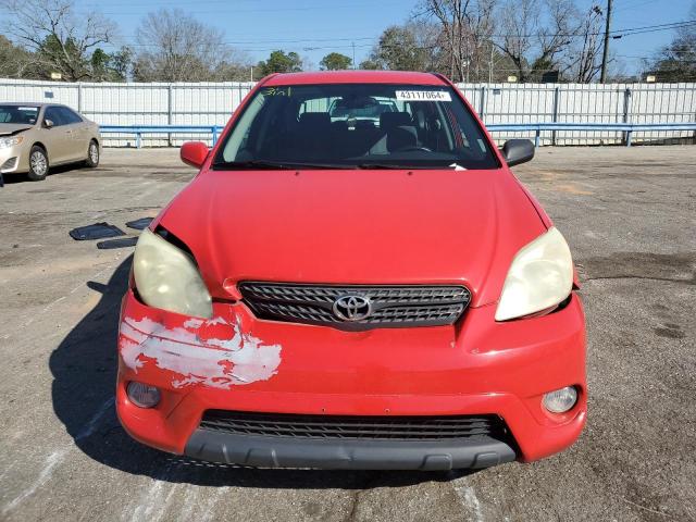2T1KR32E35C408885 - 2005 TOYOTA COROLLA MA XR RED photo 5