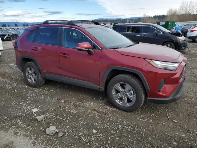 4T3RWRFV4NU070942 - 2022 TOYOTA RAV4 XLE RED photo 4