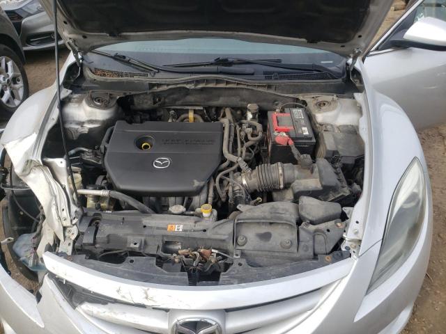 1YVHZ8DH2C5M24966 - 2012 MAZDA 6 I SILVER photo 11