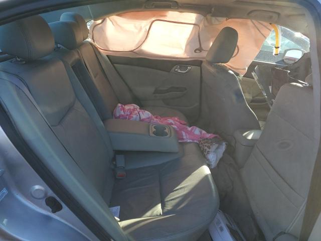 2HGFB2F90CH307496 - 2012 HONDA CIVIC EXL ვერცხლისფერი ფოტო 10