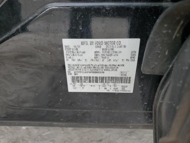 2FMTK3AP9FBB66539 - 2015 FORD EDGE SPORT BLACK photo 14