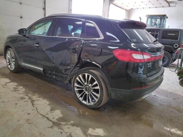 2LMTJ8LR8GBL46356 - 2016 LINCOLN MKX RESERVE BLACK photo 2