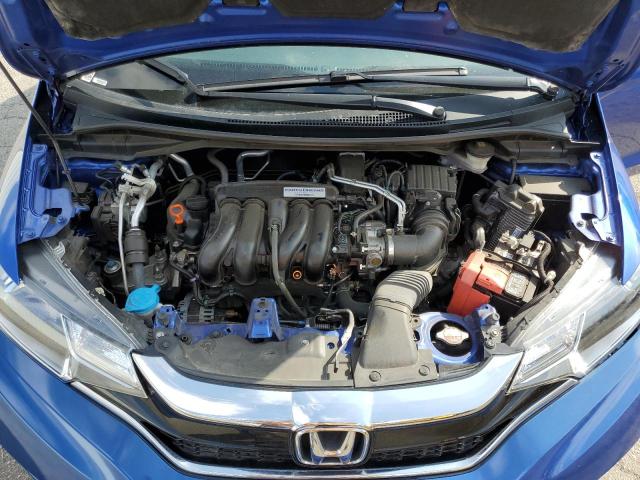 3HGGK5H48KM736389 - 2019 HONDA FIT LX BLUE photo 11