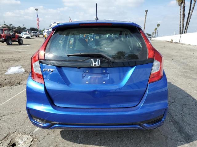 3HGGK5H48KM736389 - 2019 HONDA FIT LX BLUE photo 6