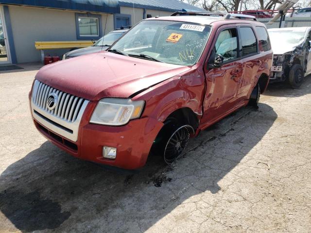 4M2CN9HG6BKJ02506 - 2011 MERCURY MARINER PREMIER RED photo 2