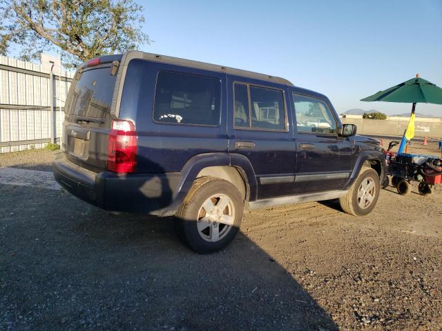 1J8HH48K06C165734 - 2006 JEEP COMMANDER BLUE photo 3