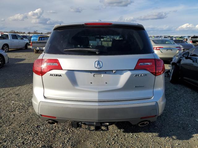 2HNYD28378H510123 - 2008 ACURA MDX TECHNOLOGY SILVER photo 6