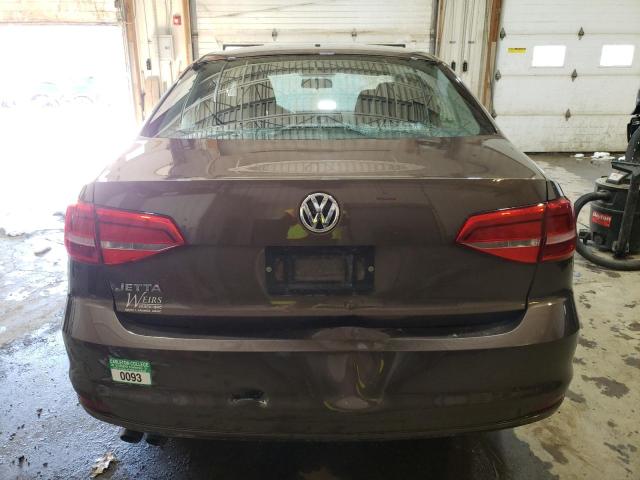 3VW1K7AJ7FM410862 - 2015 VOLKSWAGEN JETTA BASE 棕色 照片 6