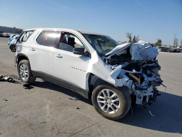 1GNERFKW7MJ183792 - 2021 CHEVROLET TRAVERSE LS WHITE photo 4