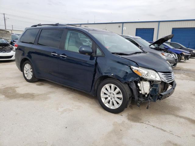 5TDDK3DCXBS007944 - 2011 TOYOTA SIENNA XLE BLUE photo 4