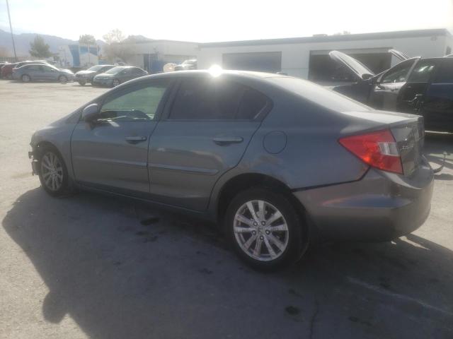 2HGFB2F95CH523747 - 2012 HONDA CIVIC EXL ნაცრისფერი ფოტო 2