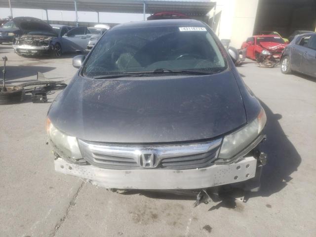 2HGFB2F95CH523747 - 2012 HONDA CIVIC EXL GRAY photo 5