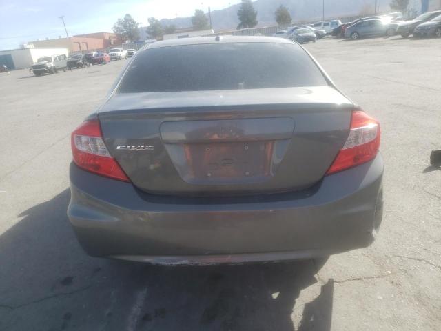 2HGFB2F95CH523747 - 2012 HONDA CIVIC EXL ნაცრისფერი ფოტო 6