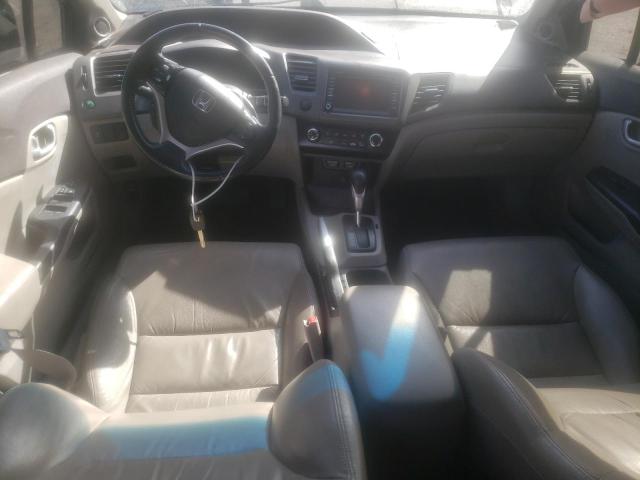 2HGFB2F95CH523747 - 2012 HONDA CIVIC EXL ნაცრისფერი ფოტო 8