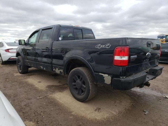 1FTPW14558FB86572 - 2008 FORD F150 SUPERCREW BLACK photo 2