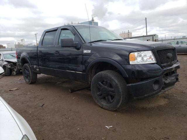 1FTPW14558FB86572 - 2008 FORD F150 SUPERCREW BLACK photo 4