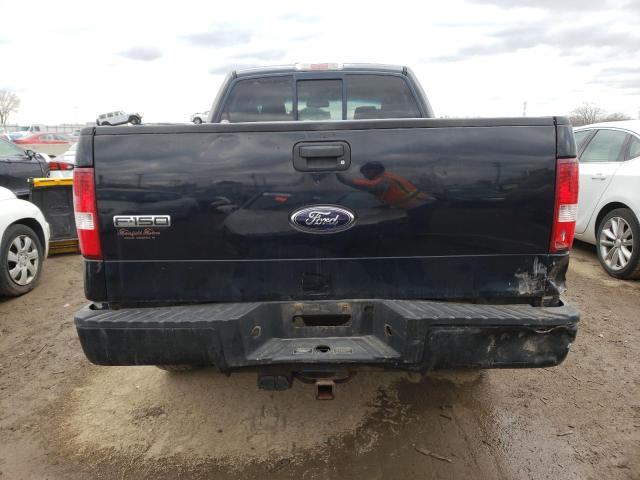 1FTPW14558FB86572 - 2008 FORD F150 SUPERCREW BLACK photo 6