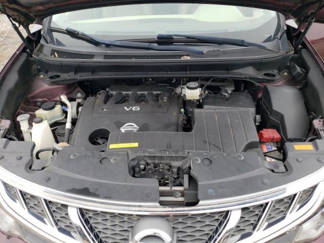 JN8AZ1MW3EW509832 - 2014 NISSAN MURANO S BURGUNDY photo 11