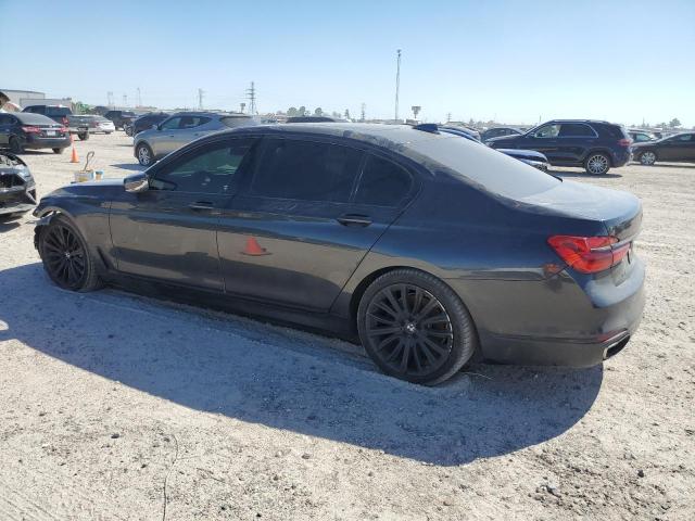 WBA7F0C56GGM20820 - 2016 BMW 750 I BLACK photo 2