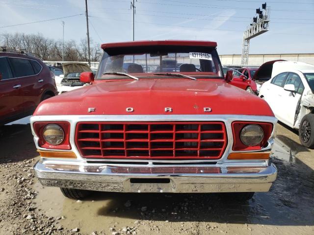 F15GCCF3841 - 1978 FORD F-150 RED photo 5