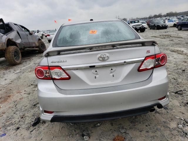 2T1BU4EE8BC623688 - 2011 TOYOTA COROLLA BA SILVER photo 6