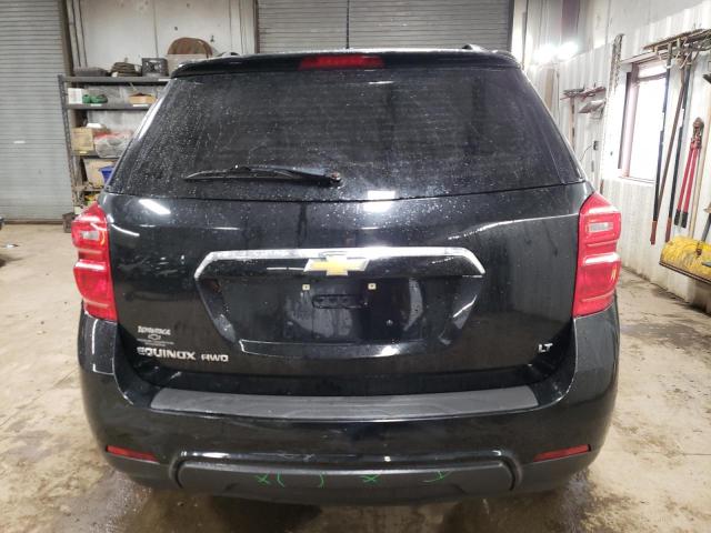 2GNFLFEK5H6300156 - 2017 CHEVROLET EQUINOX LT BLACK photo 6