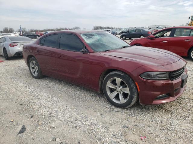 2C3CDXHG6JH133889 - 2018 DODGE CHARGER SXT PLUS BURGUNDY photo 4