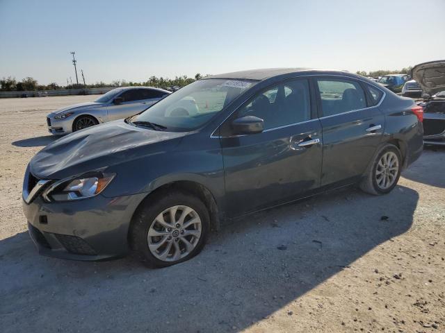 3N1AB7APXGY224785 - 2016 NISSAN SENTRA S BLUE photo 1