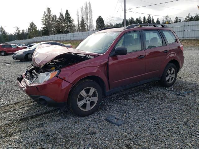 JF2SHABC4DH444893 - 2013 SUBARU FORESTER 2.5X RED photo 1