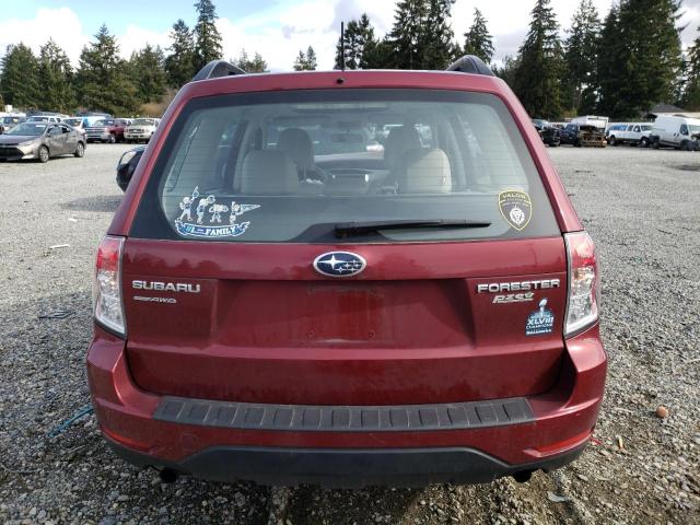 JF2SHABC4DH444893 - 2013 SUBARU FORESTER 2.5X RED photo 6