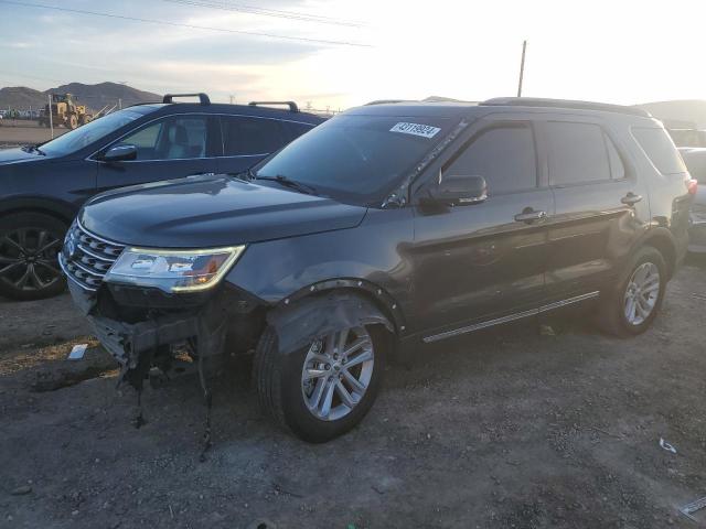 1FM5K7D87HGD04336 - 2017 FORD EXPLORER XLT GRAY photo 1