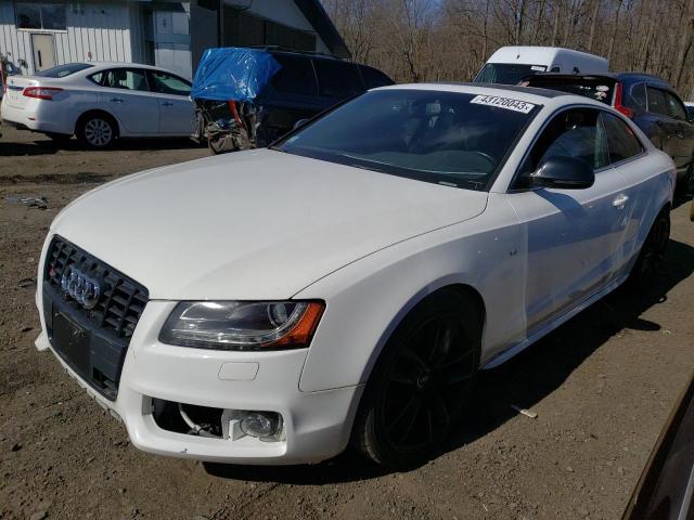 WAURV78T49A036309 - 2009 AUDI S5 QUATTRO WHITE photo 1