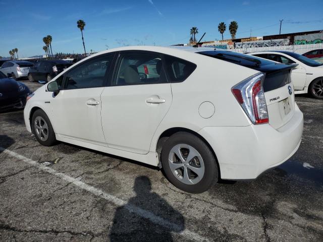 JTDKN3DU3F1895656 - 2015 TOYOTA PRIUS WHITE photo 2