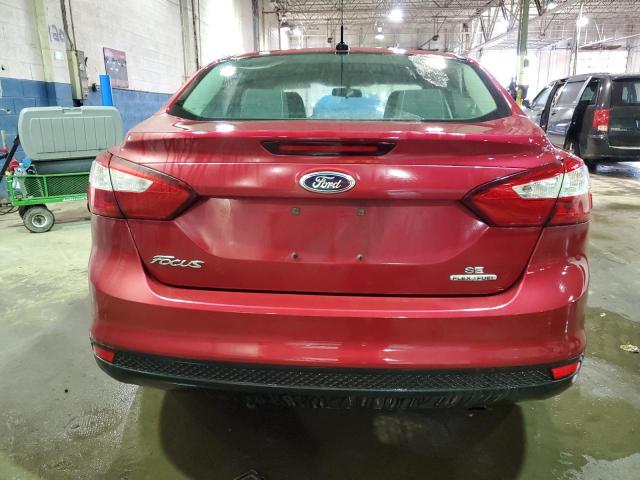 1FAHP3F28CL475039 - 2012 FORD FOCUS SE BURGUNDY photo 6