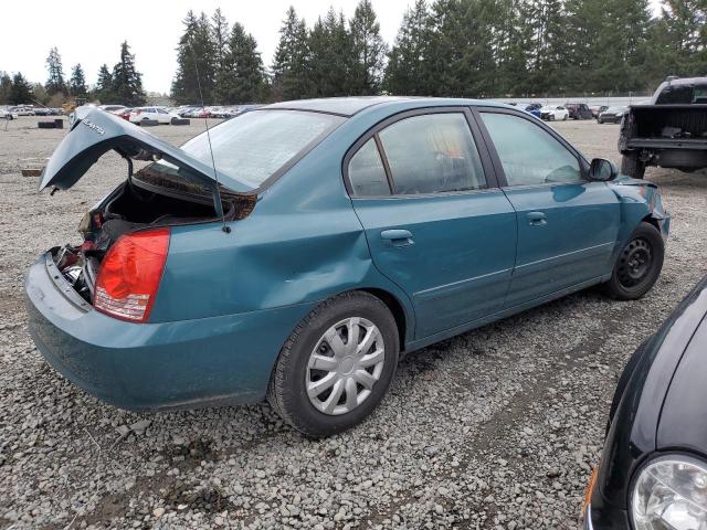 KMHDN46D56U214161 - 2006 HYUNDAI ELANTRA GLS TEAL photo 3