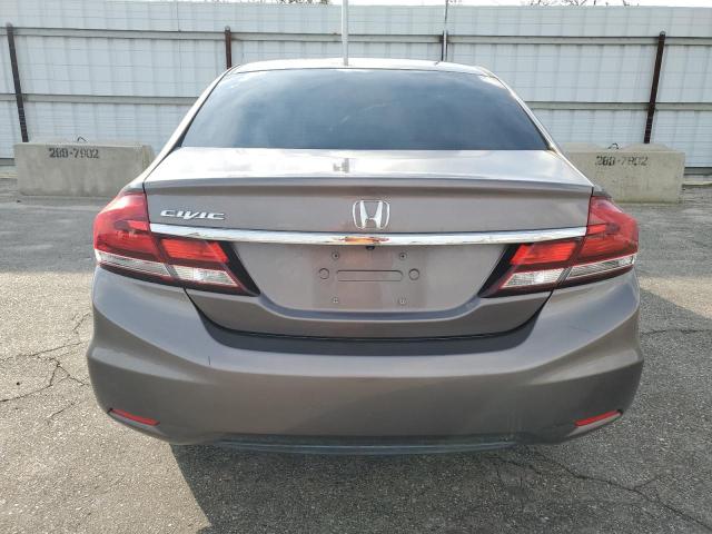 19XFB2F57FE701105 - 2015 HONDA CIVIC LX BROWN photo 6