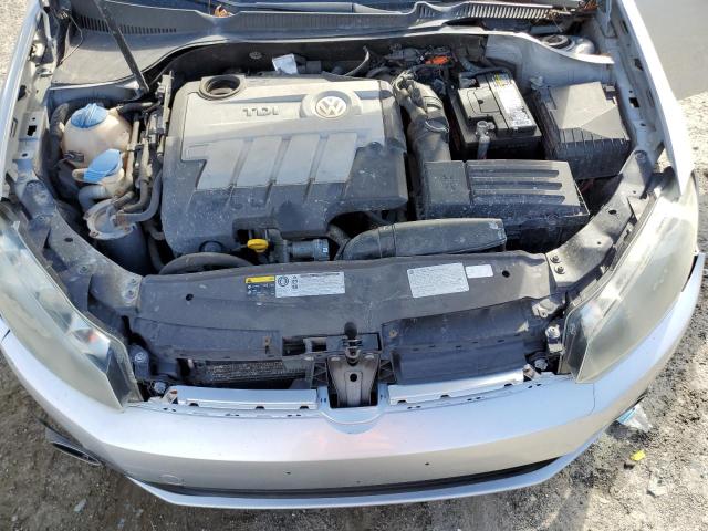 WVWDM7AJ6EW002233 - 2014 VOLKSWAGEN GOLF SILVER photo 12