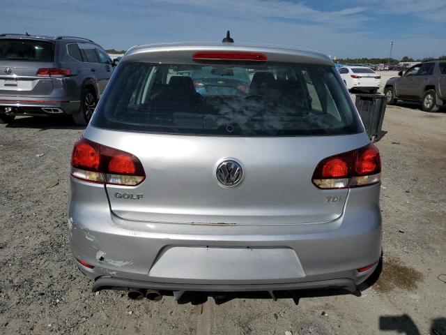 WVWDM7AJ6EW002233 - 2014 VOLKSWAGEN GOLF SILVER photo 6