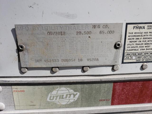 1UYVS2533DU605418 - 2013 UTILITY TRAILER SILVER photo 10