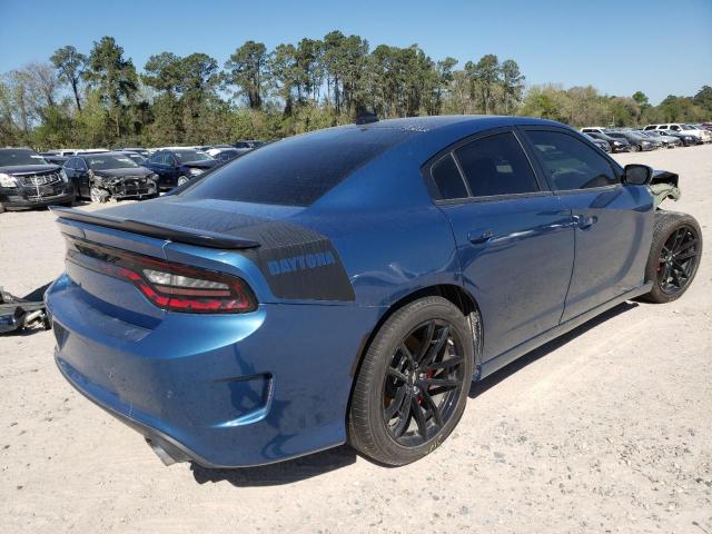 2C3CDXGJ1MH527267 - 2021 DODGE CHARGER SCAT PACK BLUE photo 3