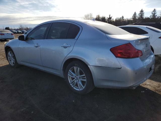 JN1CV6AR6CM672868 - 2012 INFINITI G37 SILVER photo 2