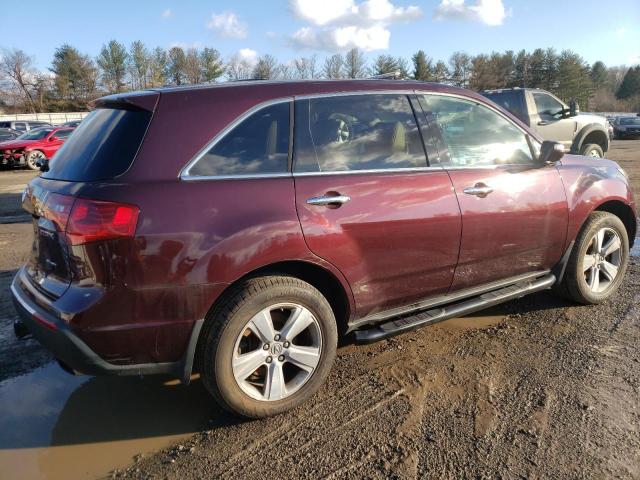 2HNYD2H68BH521763 - 2011 ACURA MDX TECHNOLOGY 勃艮第红 照片 3