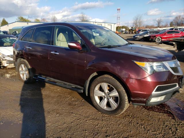 2HNYD2H68BH521763 - 2011 ACURA MDX TECHNOLOGY 勃艮第红 照片 4