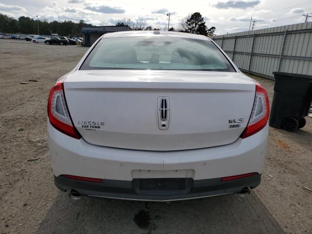 1LNHL9EK3DG603140 - 2013 LINCOLN MKS WHITE photo 6